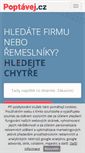 Mobile Screenshot of poptavej.cz